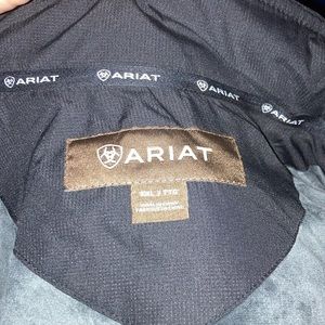 Ariat Goose down jacket has interior pocket with cell phone holder
